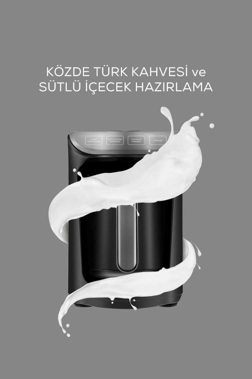دستگاه قهوه‎ساز ترک خاکستری آنتراسیت شیری اخگر برند Karaca کد 1719927917