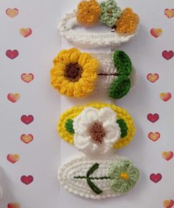 سگک ست اتوماتیک بافتنی بچه گانه چند رنگ برند Jolly accesory کد 1720118733
