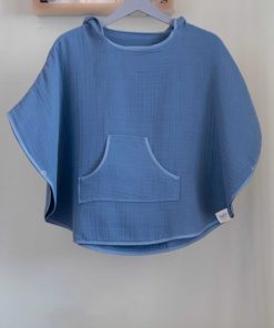 پانچو ارگانیک muslin 4طبقه دار 100پنبه برند HAFY BABY کد 1720409467