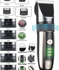 شارژی دستگاه ریش ناف سر/مو سرامیک اصلاح 10120 Usb ترجیح تصحیح برند Ipone کد 1720196003