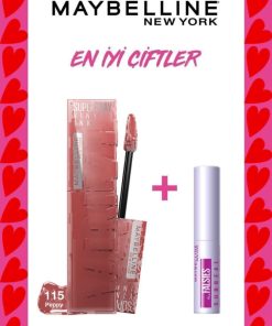 ریمل رژ ماندگاری کوچک مایع 115 سرحال براق ماندگار بلند سورئال & وینیل برند Maybelline New York کد 1720907059