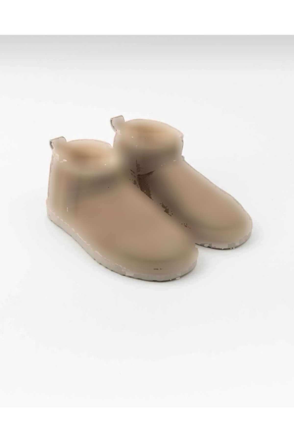 کفش مویی کوچک جیر داخل نیمه بژ الگو است قالب تنگ پوتین زنانه برند Öner Shoes کد 1720600642