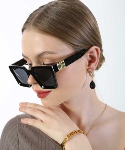 عینک مشکی طلایی برند ModaLand کد 1724697694
