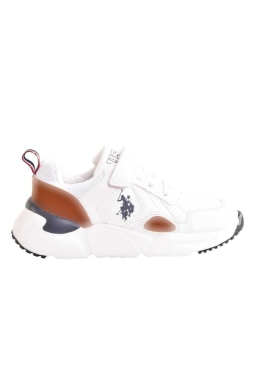 کفش اسپرت بچه گانه روزانه راحتی سبک سفید برند U.S. Polo Assn. کد 1724517824