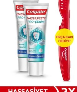 ظرف خمیر دندان ترمیم حرفه ای کادو 2عدد 75میلی لیتر جلوگیری برند Colgate کد 1723564286