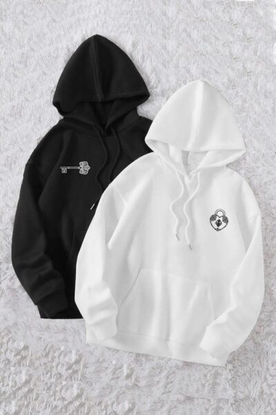 سوییشرت ست گشاد 2‎تکه قفل برند FECCY کد 1724051094