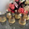 لیوان تزئینی 6تکه چای دکوری طلایی برند DECOSTYLE کد 1724653595