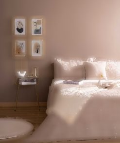 بسته جعبه ست روتختی دو نفره کامل روزانه بژ چند کاربردی برند Odamoda کد 1723374368