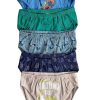 شلوار بسته راحت نرم پنبه ای طرح‎دار پسرانه 31801 5 رنگارنگ برند ÖZKAN underwear کد 1723963665