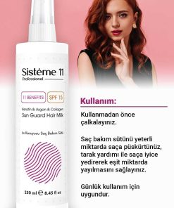 اسپری مراقبت ضدآفتاب سر/مو محافط حرارت 250میلی لیتر برند Sistéme 11 کد 1724516817