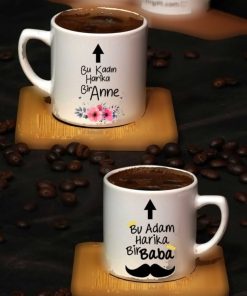 فنجان قهوه طرح دار 80میلی لیتر مرد سفید این زنانه برند Favori Gift کد 1722964289