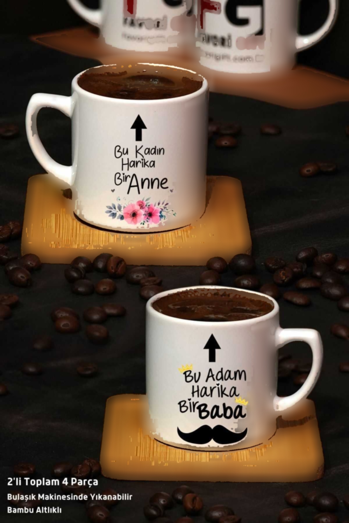 فنجان قهوه طرح دار 80میلی لیتر مرد سفید این زنانه برند Favori Gift کد 1722964289