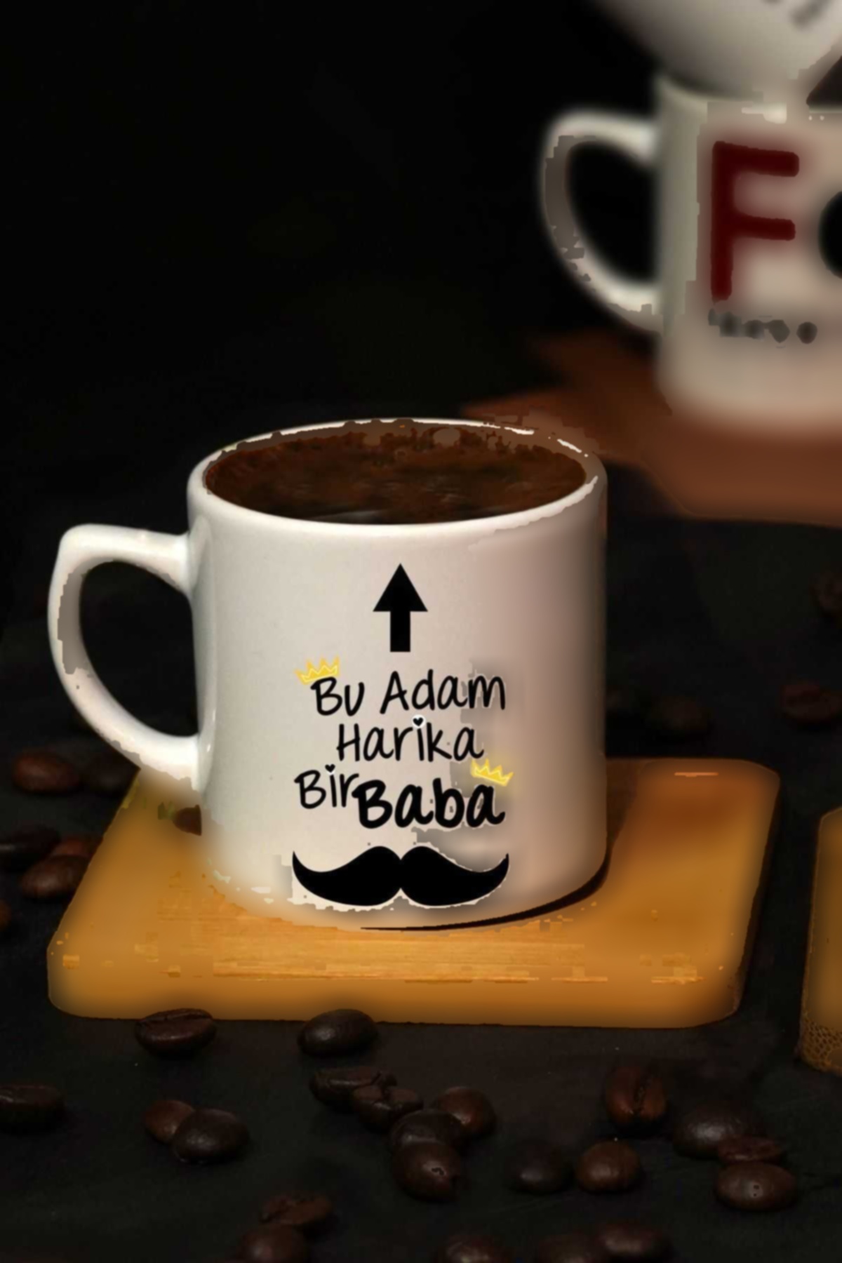 فنجان قهوه طرح دار 80میلی لیتر مرد سفید این زنانه برند Favori Gift کد 1722964289