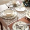 سرویس غذاخوری چینی 24تکه رنگی برند Tulü Porselen کد 1722668965
