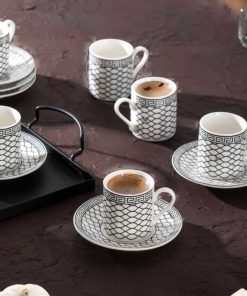 ست فنجان قهوه ترک 12تکه برند Porsima کد 1724855195