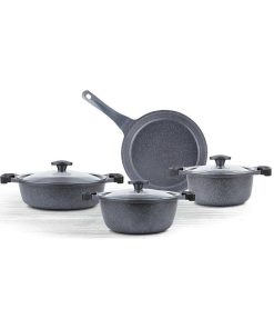 ست قابلمه گرانیت 7تکه طوسی ریخته برند ThermoAD کد 1724653649