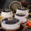 ست قابلمه طرح‎دار سنگ مرمر 9تکه سنگی برند Evren کد 1726470796