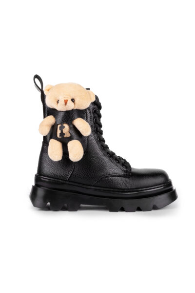 کفش آستر‎دار مویی زمستانی آب خرس کوچولو بند دار مقاوم پوتین دخترانه پسر دختر برند fiko کد 1725457062