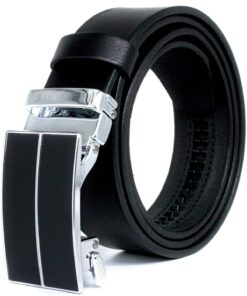 کمر کمربند مردانه بدون سوراخ اتوماتیک پوست سگک دار کلاسیک برند Livize کد 1726408639