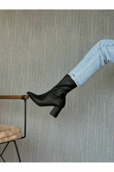 پاشنه کلفت پوتین مشکی برند Ömer Ediz Shoes کد 1726322282