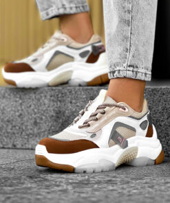 کفش اسپرت اسنیکر شتری بژ زنانه برند Dark Seer کد 1727342940