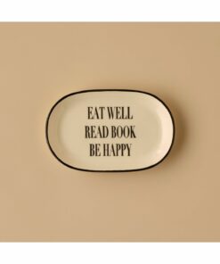 بشقاب قایقی 5cm) بزرگ مشکی کتاب ها برند Bella Maison کد 1726733429