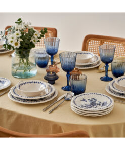 سرویس غذاخوری 6نفره 24تکه ونسا آبی برند Bella Maison کد 1726733249