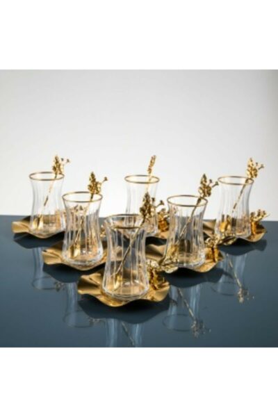 ست رز چای ژاپنی روکش طلایی برند SHOPPING HOME DESING کد 1727677465