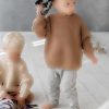 پلیور بافتنی گشاد بچه گانه کودک 5سن 6 ماه - 5 یقه گرد برند Sparrow Laurel کد 1725555554