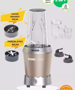 آسیاب ادویه مخلوط کن فولادی شخصی 1ضد زنگ 30 قهوه برند TIGRECOOK کد 1726753137