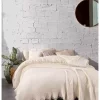 روانداز تخت خواب 200x کامل muslin 40 شیری برند OTEKS HOME COLLECTİON کد 1726309344