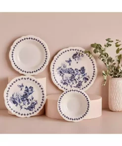 سرویس غذاخوری 6نفره 24تکه ونسا آبی برند Bella Maison کد 1726733249