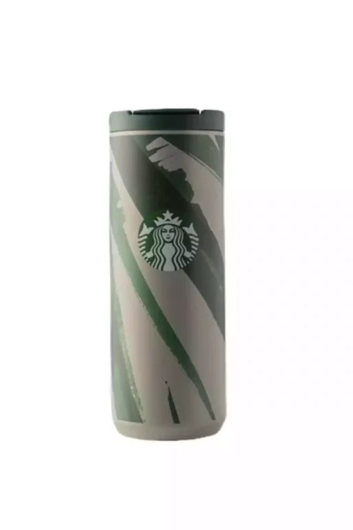 فلاسک سری 473میلی لیتر رنگی سبز طوسی کلاسیک برند Starbucks کد 1729354399