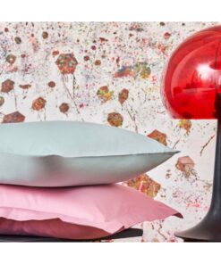 بالشت و رویه ست پنبه ساتن رنگ گل رز استاندارد ترکیب تطبیق برند Linens کد 1728357736