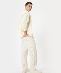 شلوار جین گشاد پنبه ای دمپا کش طرحدار جیبدار برند Koton کد 1729616391