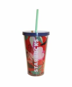 لیوان سرد 473میلی لیتر گلدار چند رنگ برند Starbucks کد 1729354587