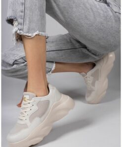 کفش اسپرت اسنیکر بژ زنانه برند Riccon کد 1729150779