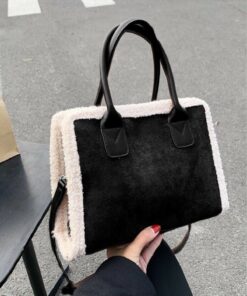 کیف دوشی جیر بنددار مشکی برند Katusa کد 1728139892