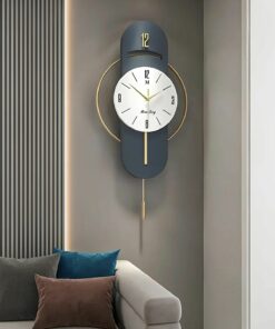 ساعت دیواری شیشه ای فلزی میلانو سرمه فروش) x برند MetaQuartz Aksesuar کد 1728316628