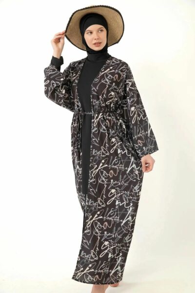 مایو اسلامی پوشیده کامل پارچه لایکرا برند medipek کد 1728833249