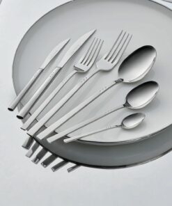 ست all star جعبهدار کارد, قاشق و چنگال ظریف جدید 84تکه برند Karaca کد 1729401377