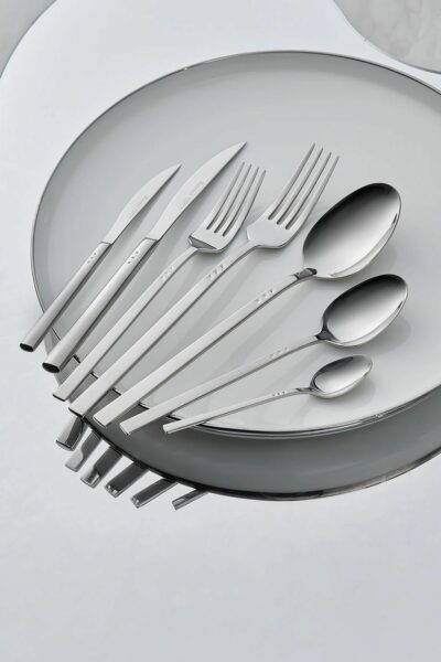 ست all star جعبه‎دار کارد, قاشق و چنگال ظریف جدید 84تکه برند Karaca کد 1729401377