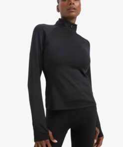 ورزشی آستین بلند یقه ایستاده تیشرت defactofit استاندارد برند Defacto کد 1729518813