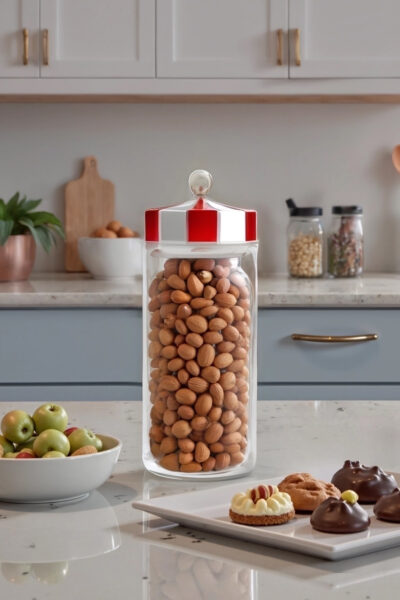 ظرف نگهداری شیشه ای 1300میلی لیتر درب‎دار کوزه / انبار خلاء برند Karaca کد 1729412673