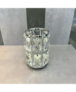 جا شمعی بزرگ کریستال نگین دار برند decovien کد 1729696654