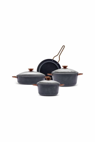 ست قابلمه 7تکه رز گلد برند Karaca کد 1729912040