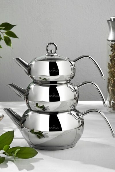 کتری ست لژدار سه بعدی برند Karaca کد 1729505797