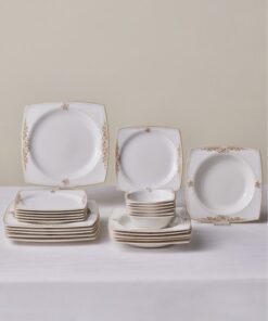 سرویس غذاخوری سربند جدید 6نفره 24تکه برند Karaca کد 1729399884