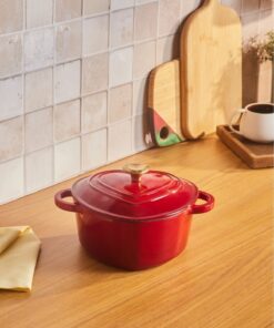 قابلمه آهنی 9lt عشق قرمز ریخته برند Karaca کد 1730099102