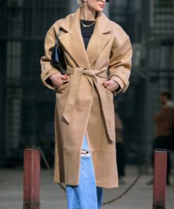 گشاد بلند پالتو زنانه قهوه‎ای برند Madmext کد 1730010150